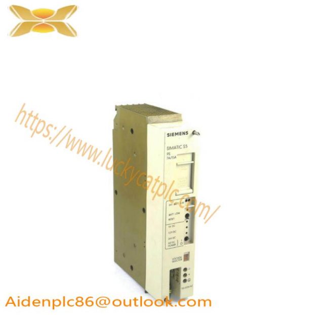 SIEMENS 6ES5951-7LD12 Power Supply Unit, for Industrial Control Systems