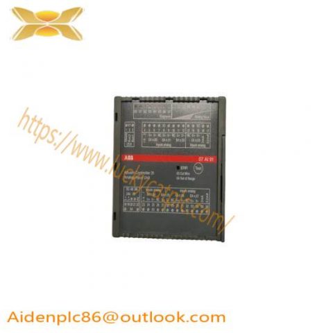 ABB 07AI91 WTAI91 GJR5251600R4202: Advanced Analog I/O Module for Industrial Automation