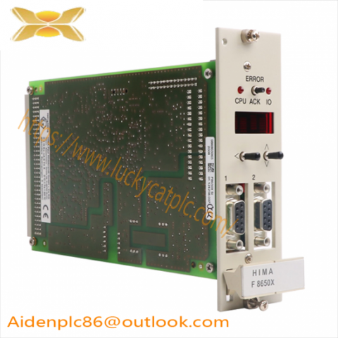HIMA F8650X Central Module: Advanced Automation Control, Designed for Industry 4.0