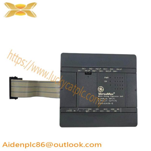 GE IC200UEX626: 6-Channel Analog Expansion Module for Advanced Process Control
