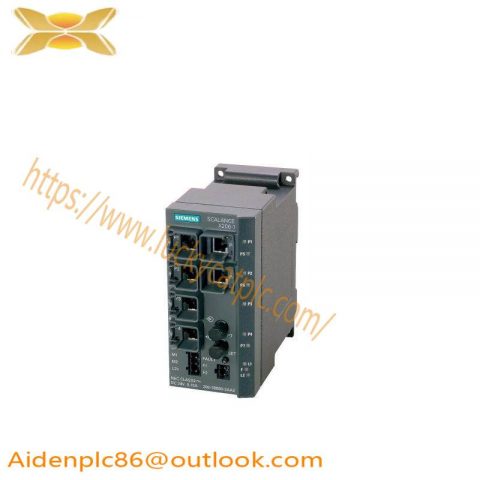 Siemens SCALANCE X206-1 Managed IE Switch, 6x 10/100 Mbps RJ45 Ports