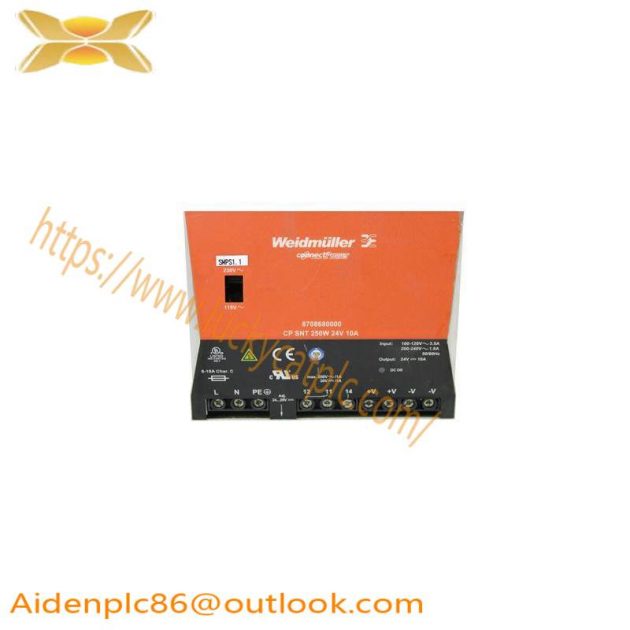 Weidmuller 8708680000 Power Supply Module, Industrial Control Systems
