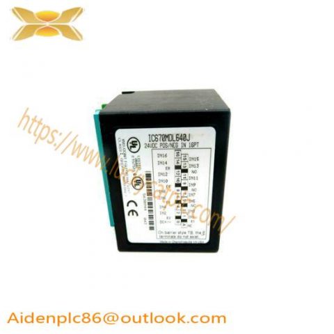 GE Fanuc IC670MDL640 Isolated Output Module for Reliable Industrial Control Systems