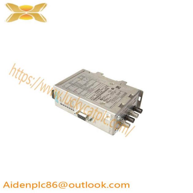 Siemens PROFIBUS OLM/G12-1300 V4.0 Optical Link Module, 1 RS485 & 2 Glass FOC Interfaces