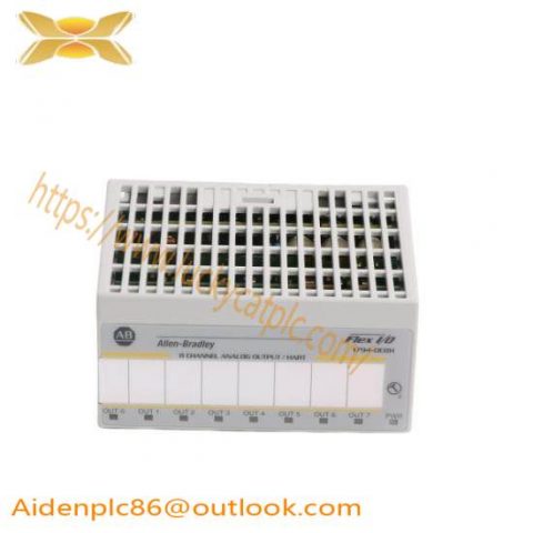 Rockwell Automation 1794-OE8H HART Analog Output Module, Industrial Control, Advanced Networking, High Precision